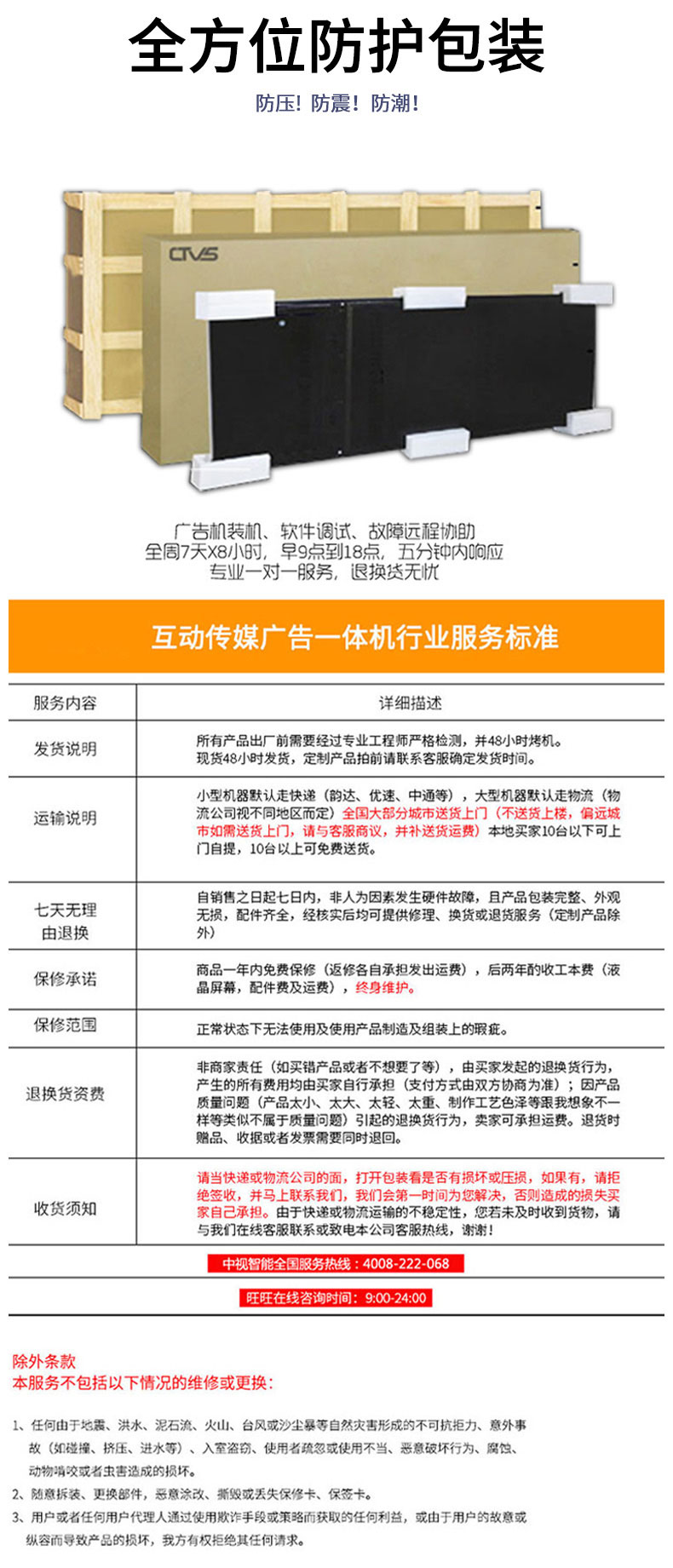 層層包裝,全方位防護,超長質保周期 層層包裝,全方位防護,超長質保周期